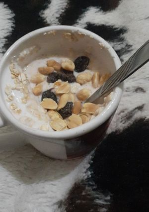 Una foto de Postre saludable con frutos secos
