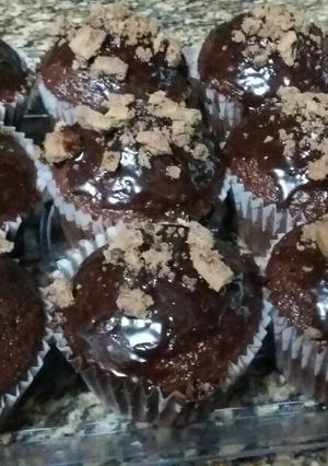 صورة لوصفة كب كيك الشوكولاتة