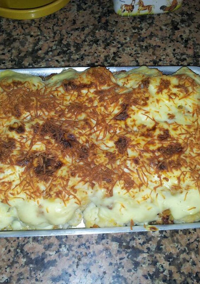 Una foto de Coliflor gratinada