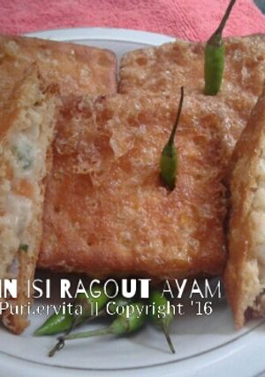 Foto resep Roti gabin isi ragout ayam