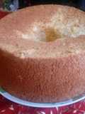 Angel cake con farina di pistcchi