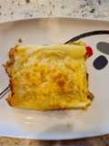 Brazo de gitano de carne y verduras