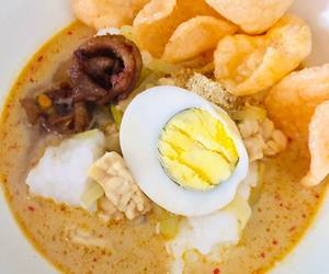 Resep mudah Lontong Sayur Orem-Orem Khas Malang Mantul Banget