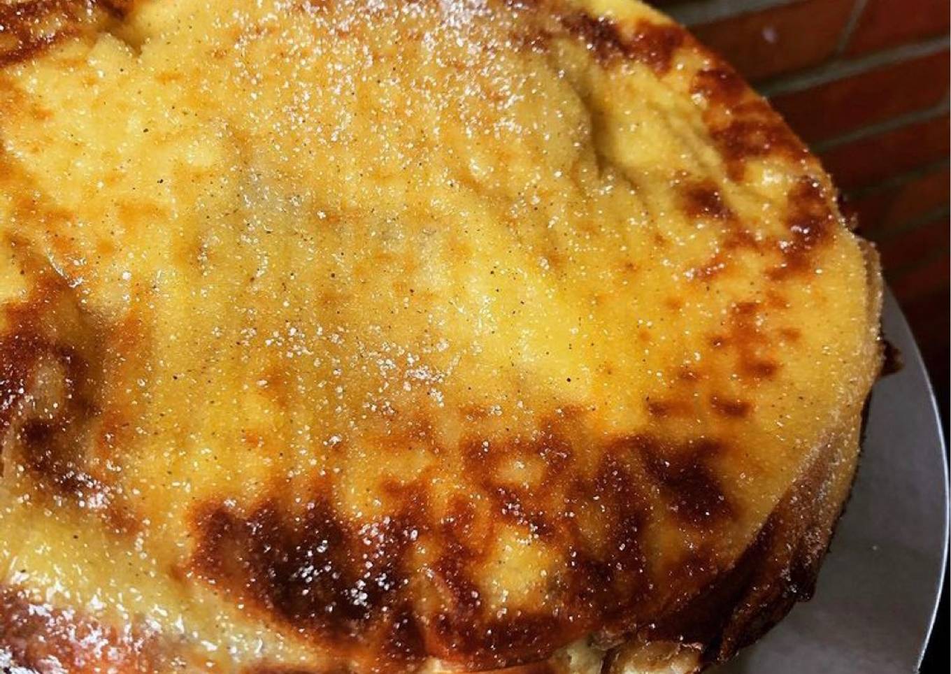 Tarta de torrijas sin gluten