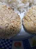 Hamburguesas de "pollo" (soja texturizada sabor pollo)