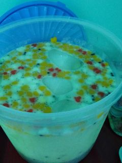 Foto resep Es jelly melon