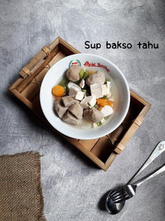 Foto resep Sup bakso tahu