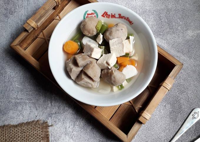Resep Sup bakso tahu yang Menggugah Selera