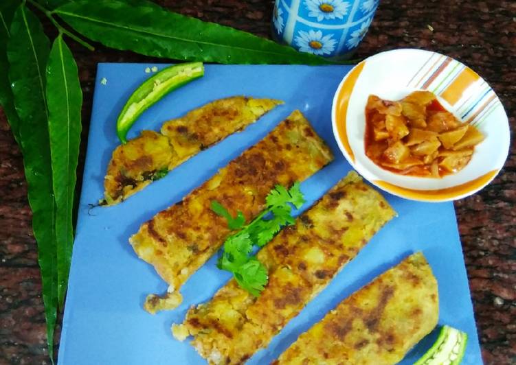 How to Make Super Quick Homemade Paneer aloo liphaha parantha