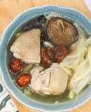 【老菜脯梅子高麗菜雞湯】驚蟄節氣燉湯，清甜微酸換季進補首選