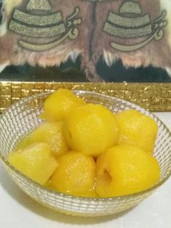 عکسی از دستور کمپوت سیب
