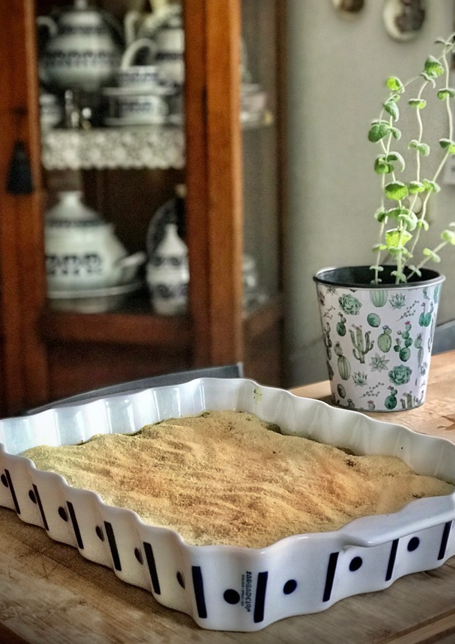Una foto de Bacalao a la florentina