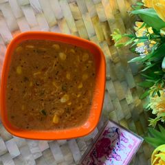 A picture of Sweet corn curry.