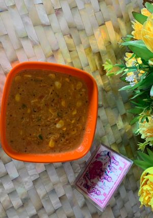 A picture of Sweet corn curry.