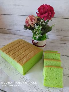 Foto resep Ogura Pandan Cake by Tintin Rayner