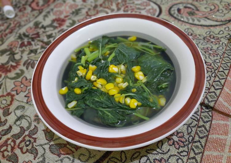 Sayur Bayam by Rice Cooker Ala Anak kos