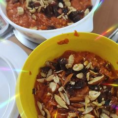 A picture of Carrot khoya halwa.