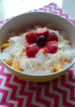 Foto resep Salad buah penuh cinta