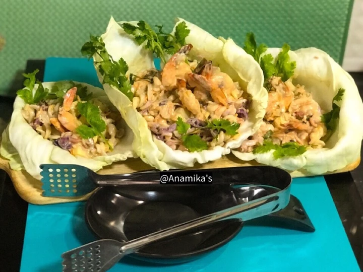 Easy Way Make Recipe Cheesy Macaroni &amp;amp; Garlicky Shrimps Salad Hawaiian Style Cold Salad that is Perfect, Perfect}