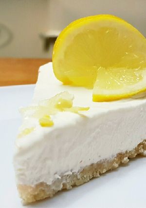 A picture of Keto Lemon Cheesecake.