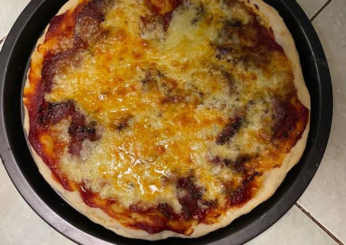 Rahasia Bikin Salami Pizza 🐽🍕 Anti Gagal