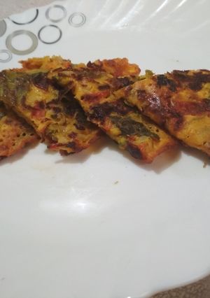 A picture of Veg omelette.