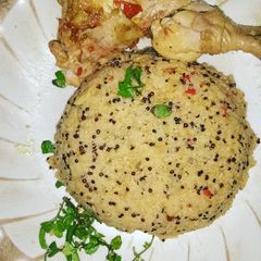 Quinoa and cous cous combo A picture of Quinoa and cous cous combo.