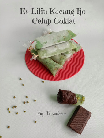 Resep Es Lilin Kacang Ijo Celup Coklat, Enak