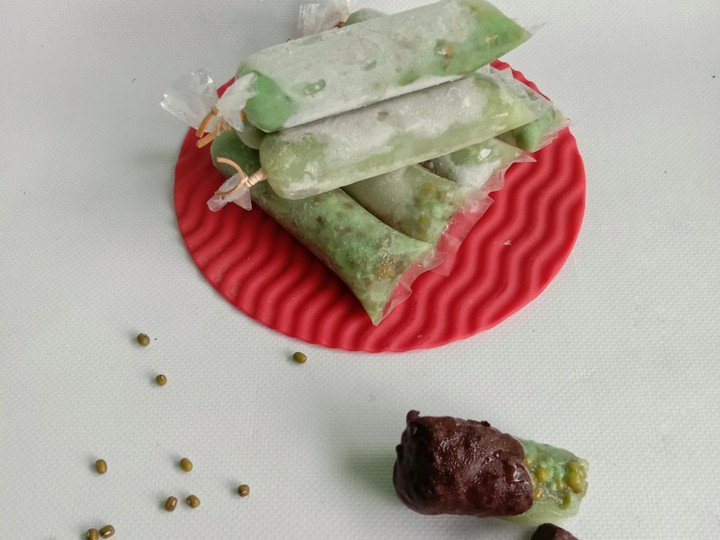 Resep Es Lilin Kacang Ijo Celup Coklat, Enak