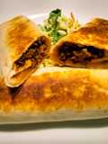 Beef 'n Cheddar burritos