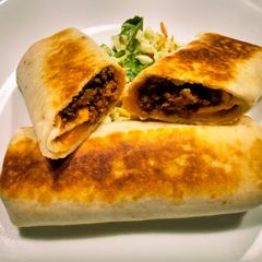 A picture of Beef 'n Cheddar burritos.