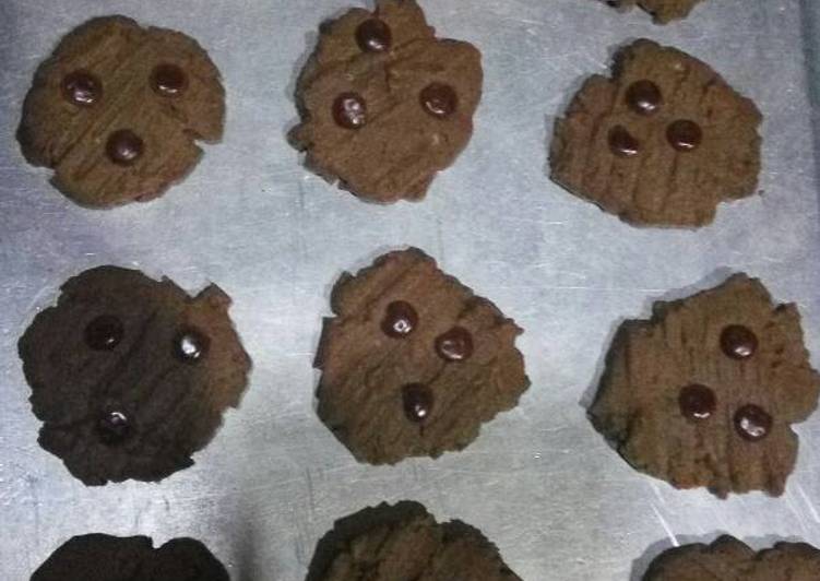 Resep Cookie cokelat (goodtime kw) 😁😁 Anti Gagal