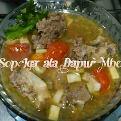 A picture of Sop Iga ala Rasta.