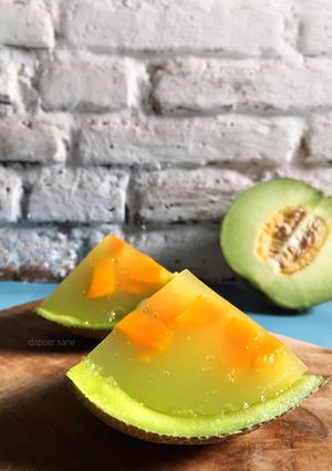 Foto resep Puding Melon Mangga