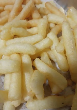 Una foto de Papas fritas a base de puré🍟🤤