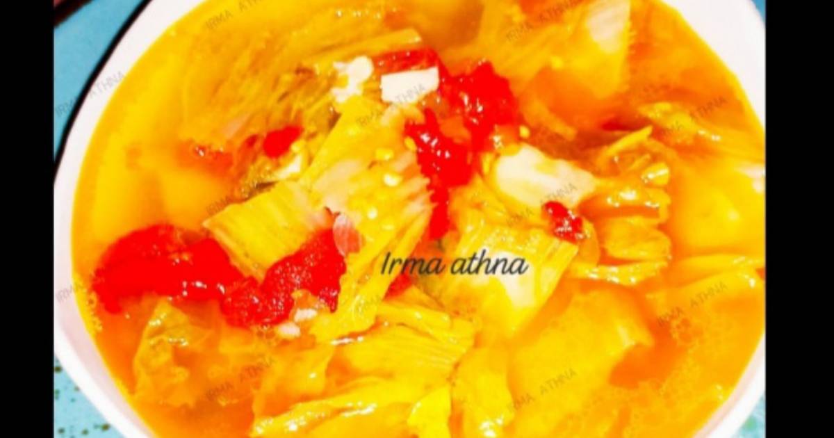 Resep Sup Tomat Sawi Putih Dijamin Nikmat dan Mudah