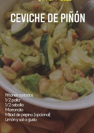 Una foto de Ceviche de piñón