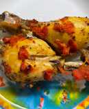 Muslos de pollo al horno