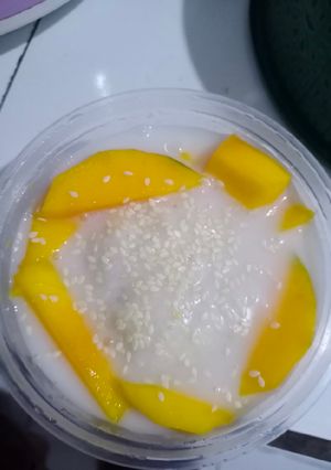 Foto resep Ketan mangga kuah santan