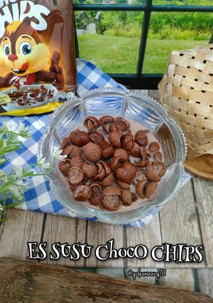 Foto resep Es Susu Choco Chips