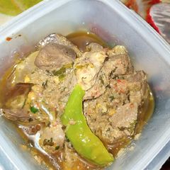 A picture of Mutton Kaleji Masala.