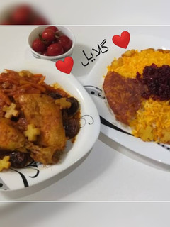 عکسی از دستور خورشت هویج و مرغ 😋