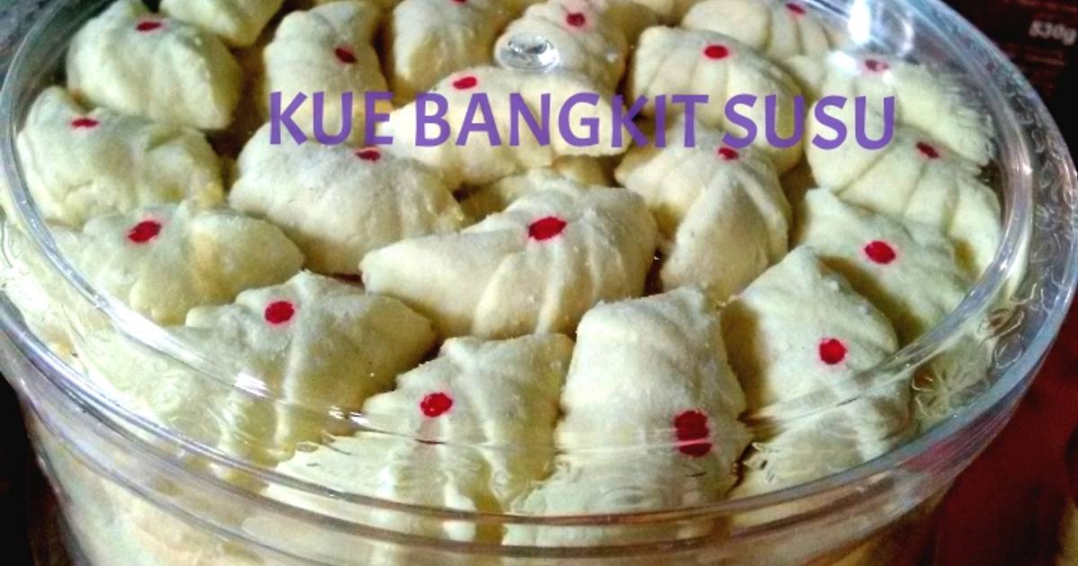 Resep Kue Bangkit Susu Lumeeeeer Banget Oleh Fitria Kitchen Cookpad
