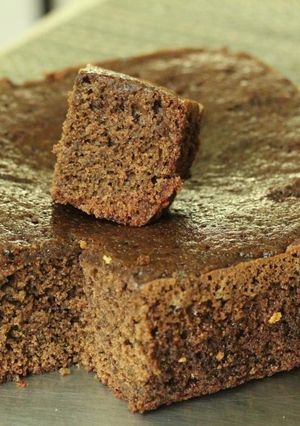 A picture of Basic Chocolate cake in a cooker.
