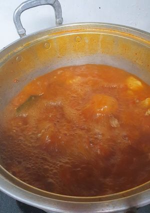 Foto resep Daging bumbu kuah pedas