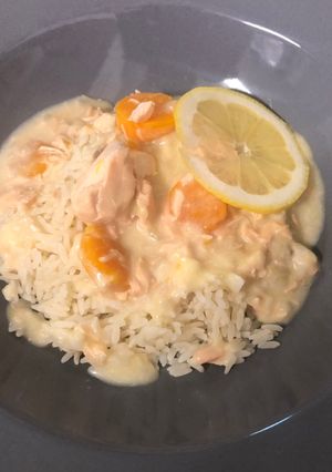Une photo de Blanquette de saumon à la bière