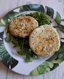 Hamburger di petto di pollo e zucchine
