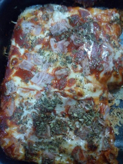 Una foto de Pizza de pan de molde