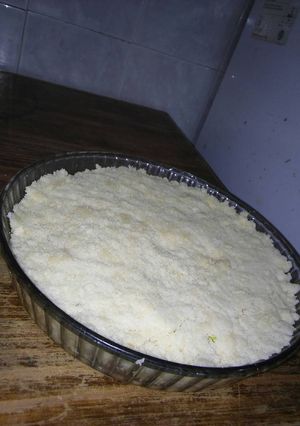 Una foto de Crumble de manzana