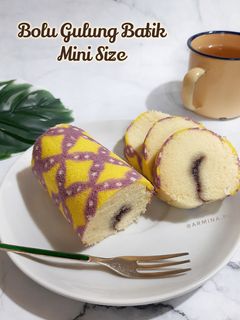 Foto resep Bolu Gulung Batik Mini Size